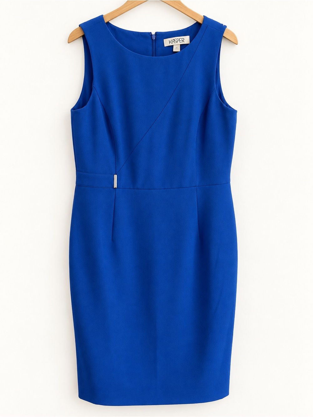 Kasper Sleeveless Cobalt Sheath Dress